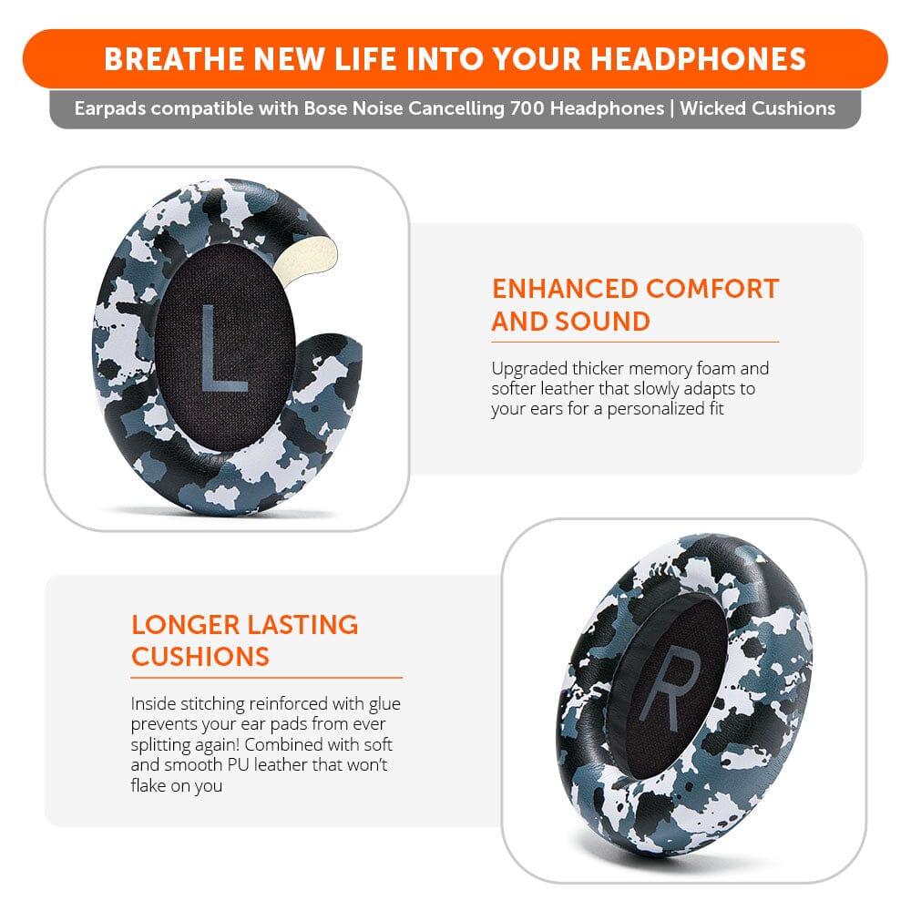 Bose NC 700 Replacement PU Leather Earpads for Noise Cancelling Headphones