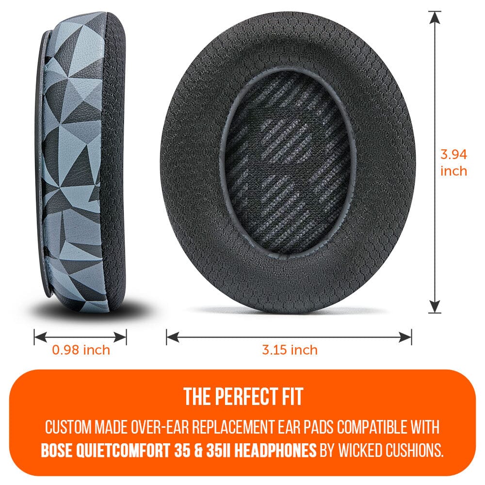 Bose QC35 Cooling Gel Earpads Replacement Kit Wicked Cushions