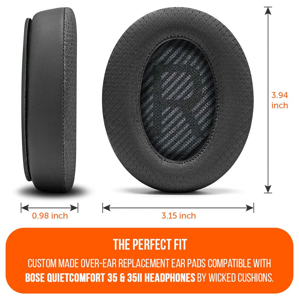 Bose QC35 Cooling Gel Earpads Replacement Kit Wicked Cushions