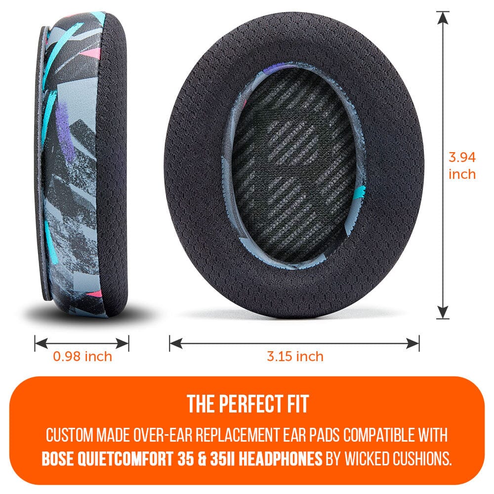 Bose QC35 Cooling Gel Earpads Replacement Kit Wicked Cushions