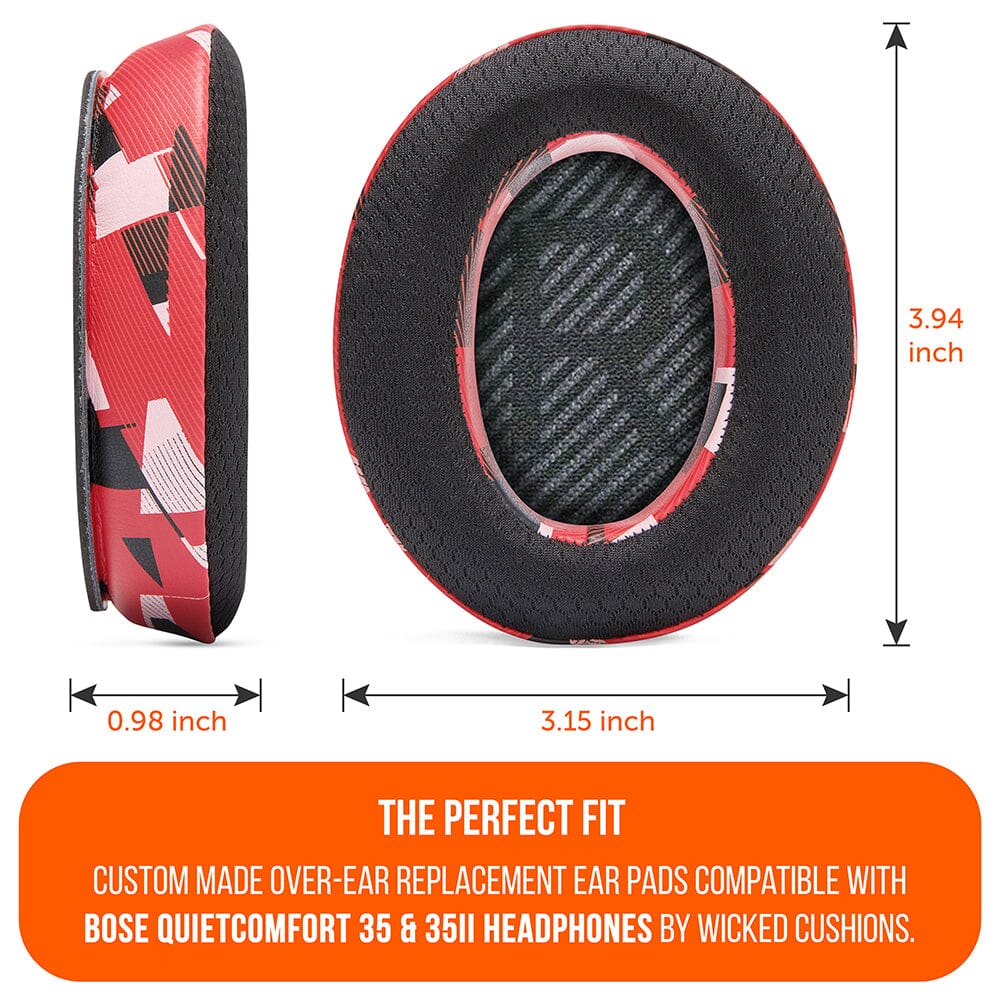 Bose QC35 Cooling Gel Earpads Replacement Kit Wicked Cushions