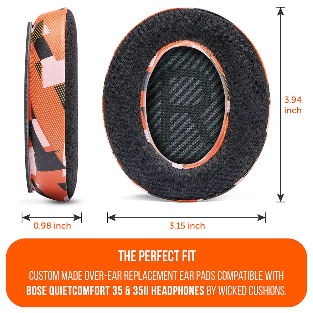 Bose QC35 Cooling Gel Earpads Replacement Kit Wicked Cushions