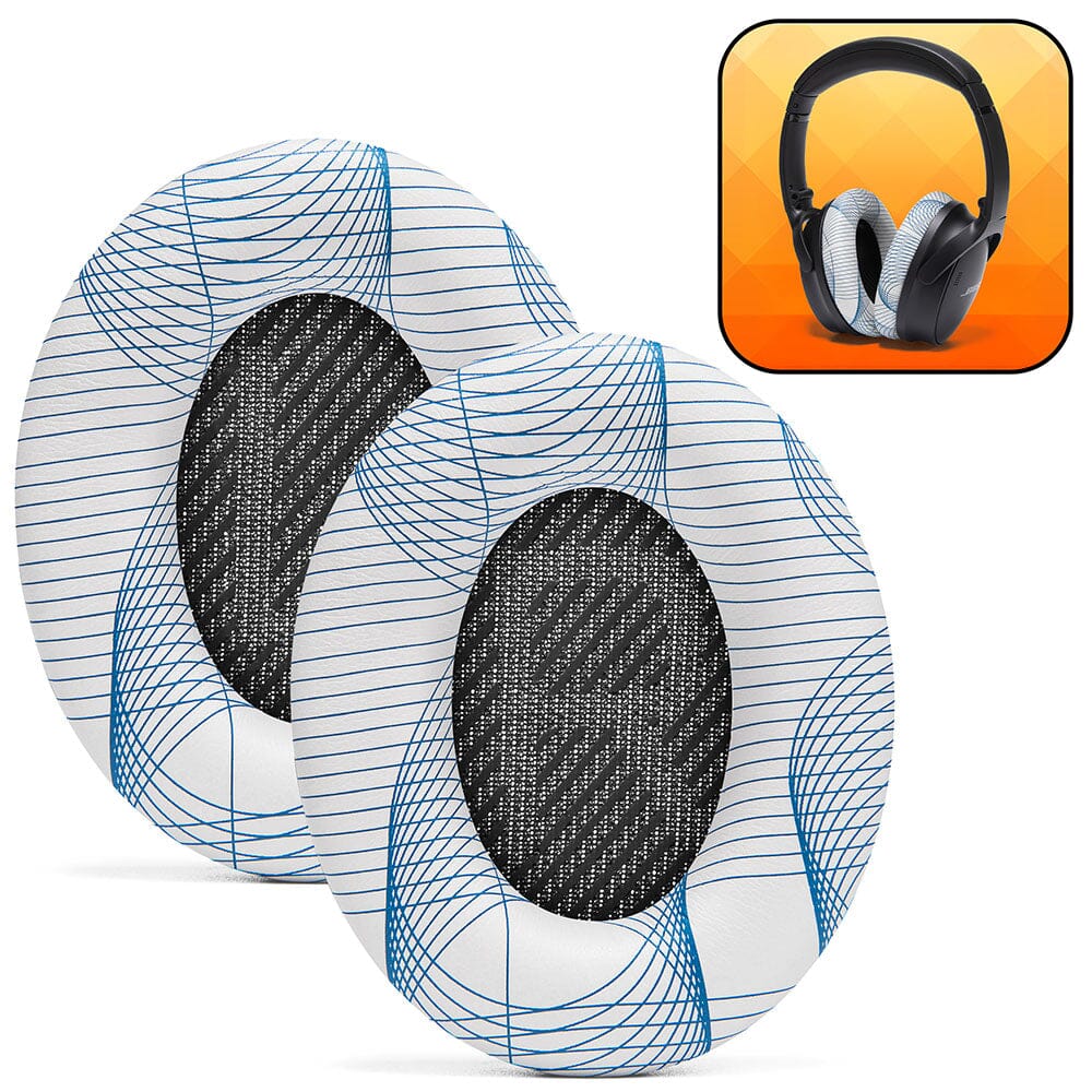 Bose QC35 Replacement Ear Pads Soft PU Leather Memory Foam Wicked Cushions
