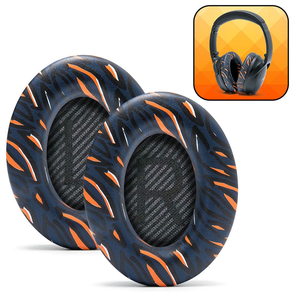 Bose QC35 Replacement Ear Pads Soft PU Leather Memory Foam Wicked Cushions
