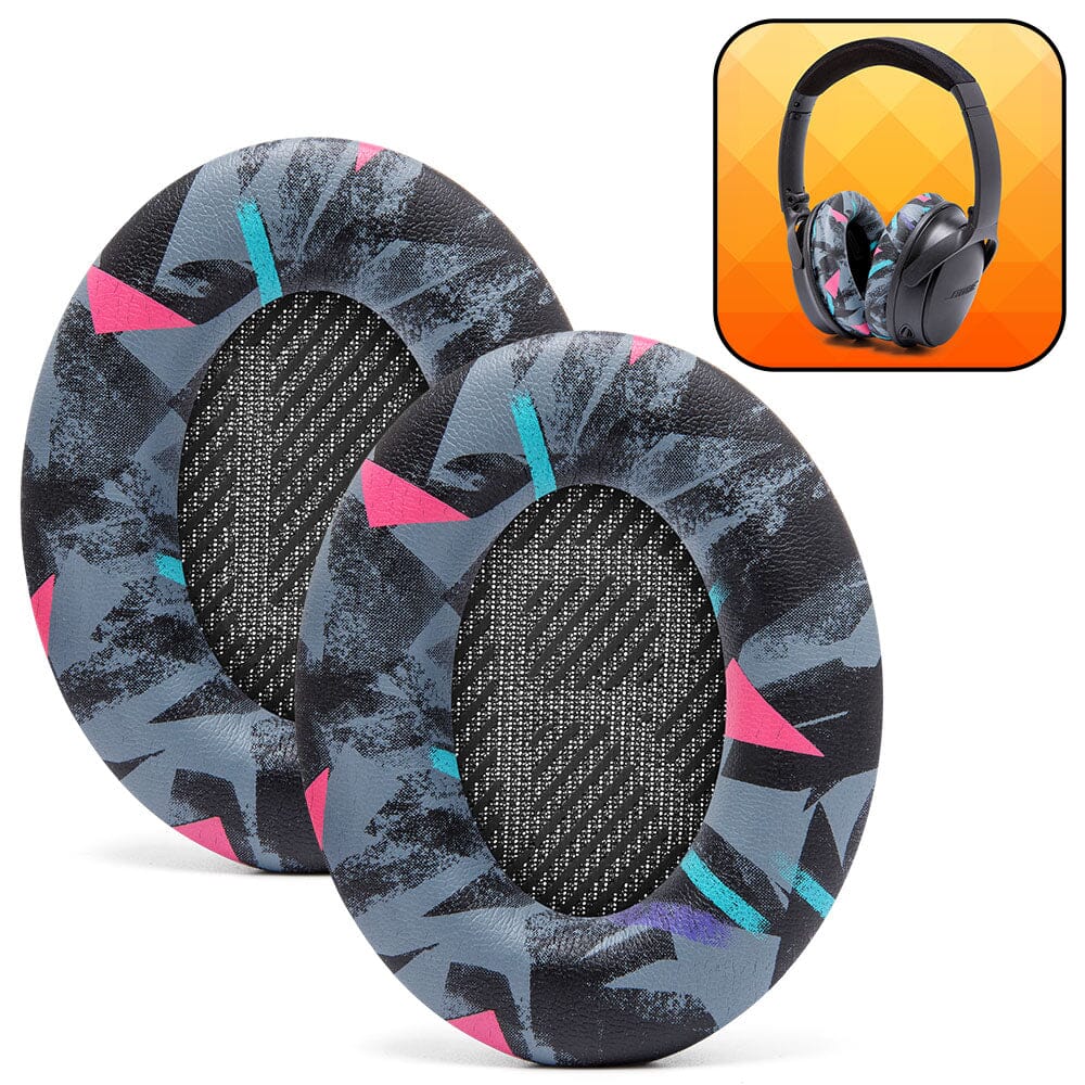 Bose QC35 Replacement Ear Pads Soft PU Leather Memory Foam Wicked Cushions