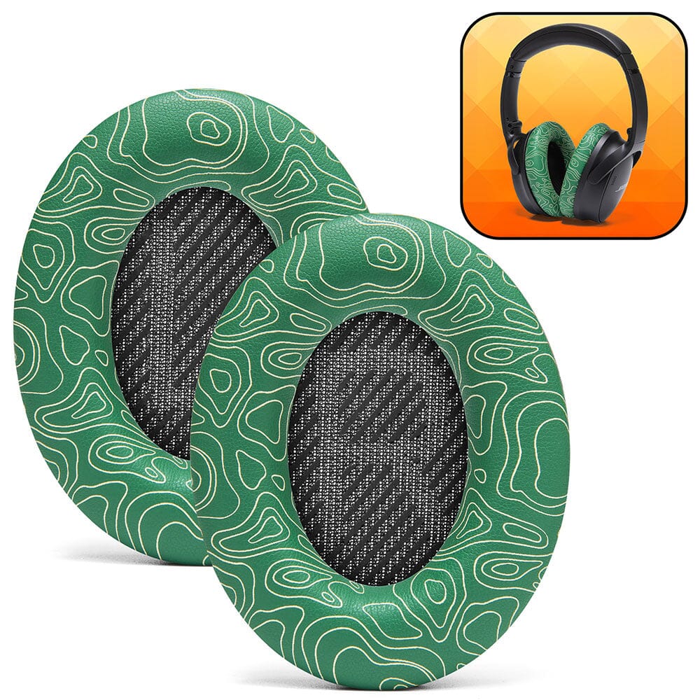 Bose QC35 Replacement Ear Pads Soft PU Leather Memory Foam Wicked Cushions