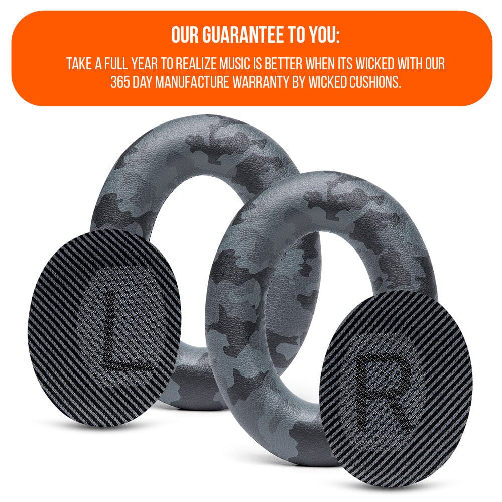 Bose QC35 Replacement Ear Pads Soft PU Leather Memory Foam Wicked Cushions