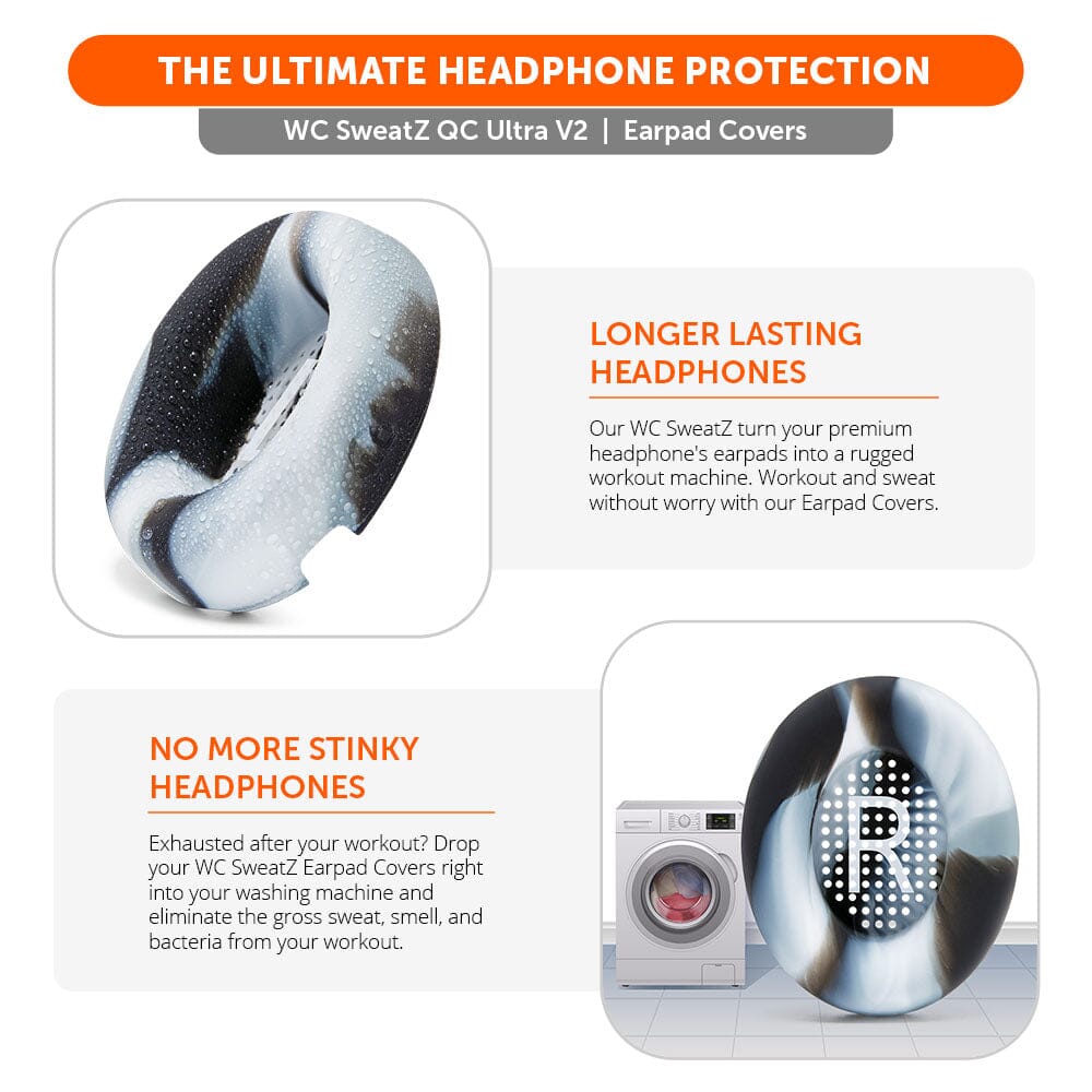 Earpad Sweat Covers Ultra for Bose QuietComfort Ultra Headphones WC SweatZ QC Ultra V2