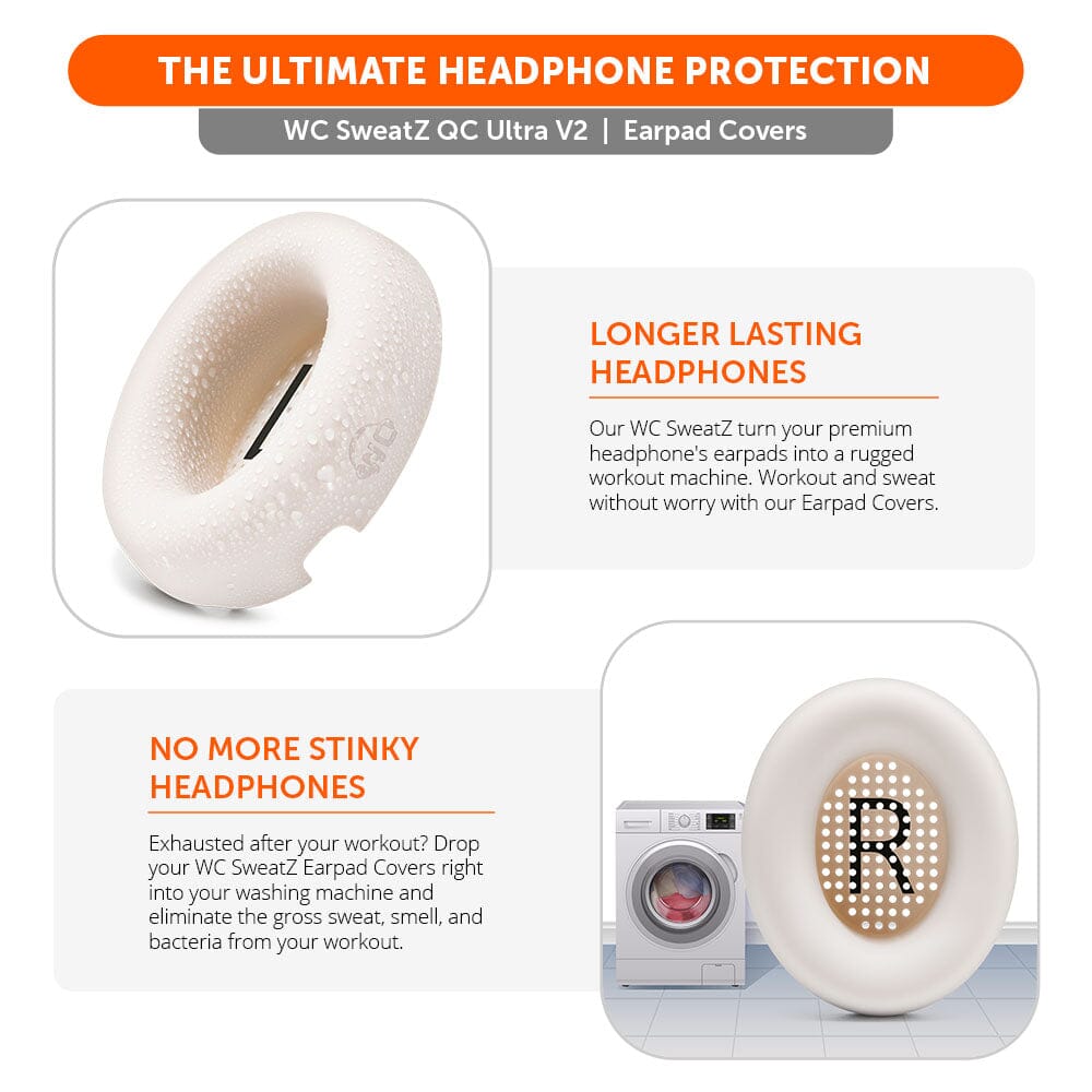 Earpad Sweat Covers Ultra for Bose QuietComfort Ultra Headphones WC SweatZ QC Ultra V2