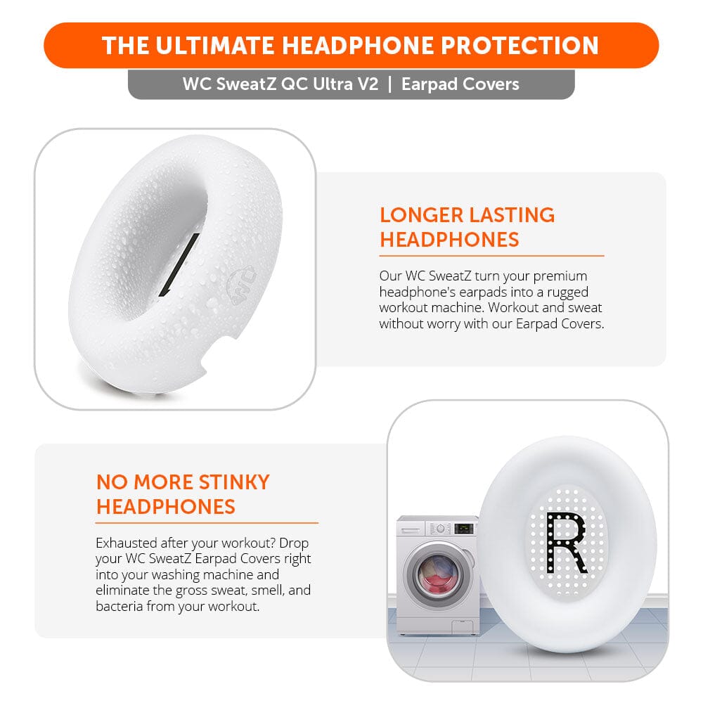 Earpad Sweat Covers Ultra for Bose QuietComfort Ultra Headphones WC SweatZ QC Ultra V2