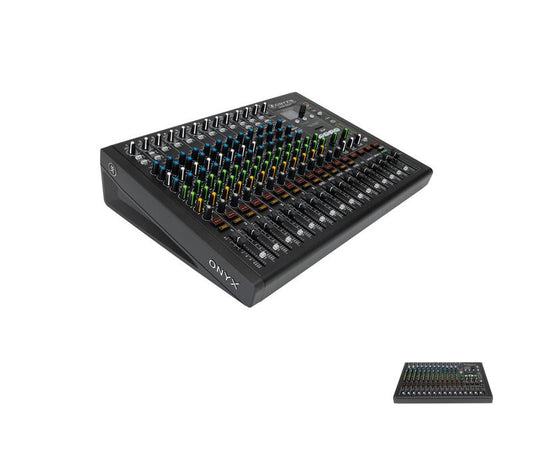 Mackie Onyx16 16-channel Analog Mixer with Multi-track USB-NEW