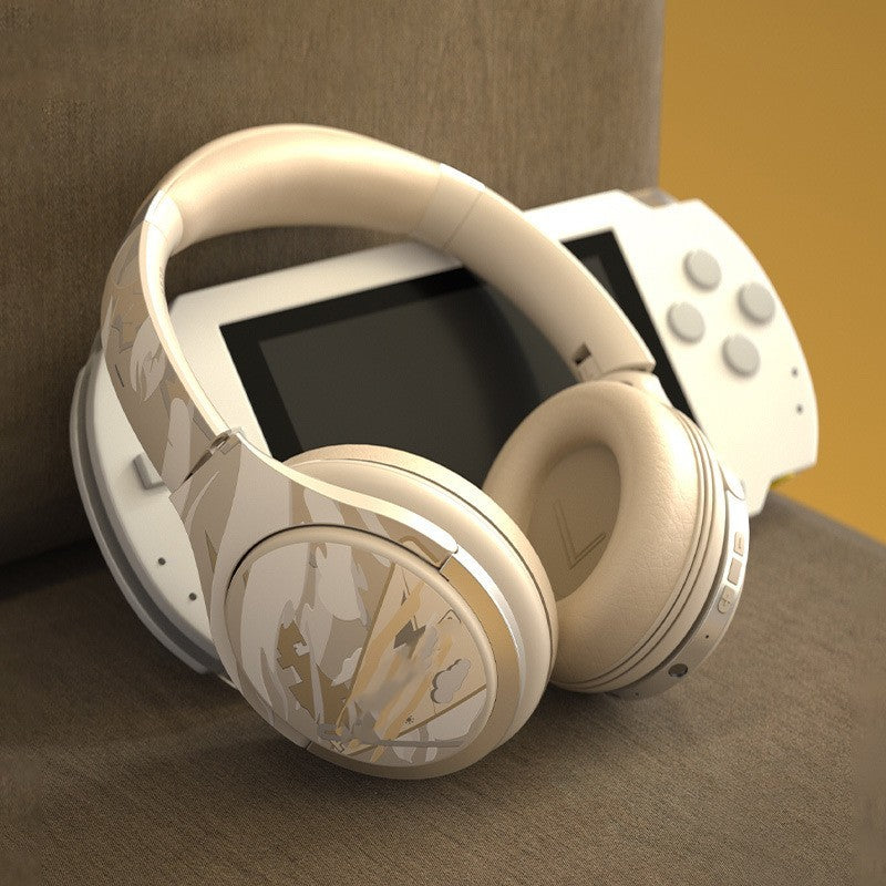 Bluetooth Headphone Active Noise Reduction Head-mounted E-sports Games Computer