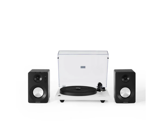 Crosley KT6101-WA K-Series Bluetooth Turntable System - White-NEW