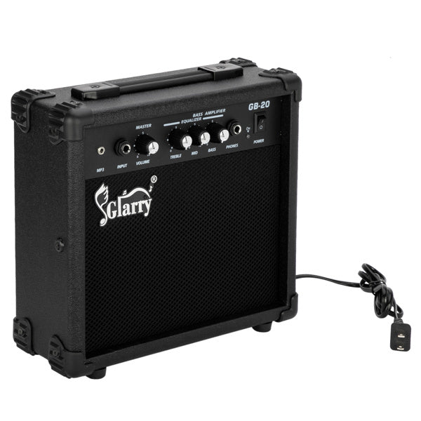 Electric Bass Speaker 20W Bass Amplifier Glarry