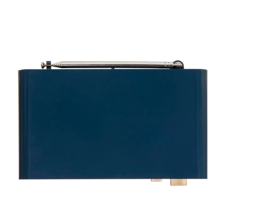 Crosley CR3036D Tribute Vintage Style AM/FM Radio With Bluetooth - Navy-NEW