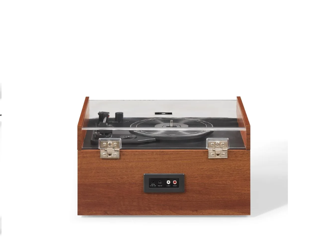 Crosley CR6237A Dean 3-Speed Bluetooth Record Player Natural With Legs-NEW
