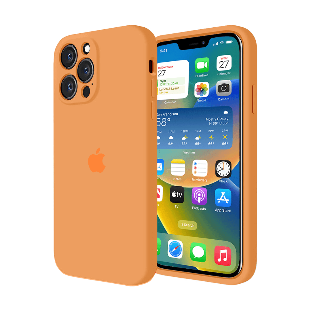 iPhone Camera Protection Silicone Case Marigold Apple iPhones