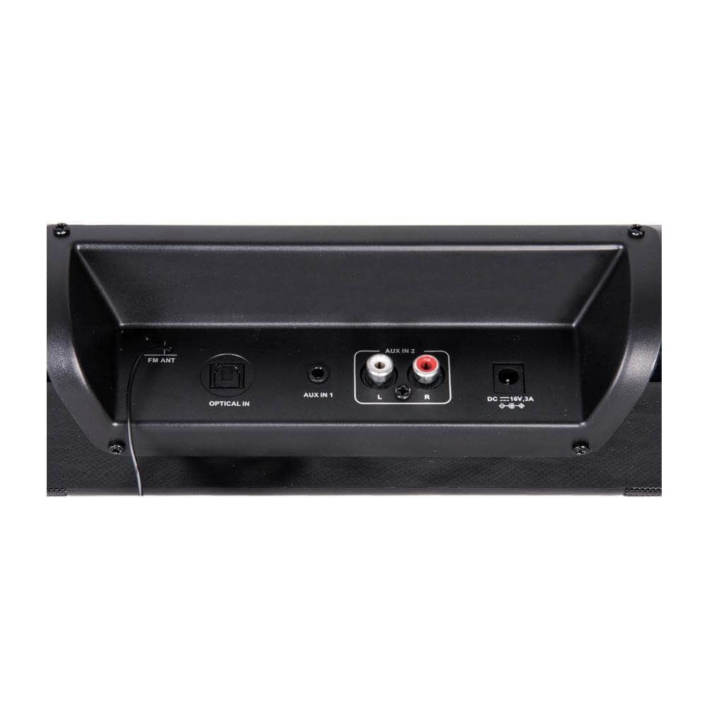 Supersonic 37' Premium Optical Bluetooth Soundbar System with Voice Control