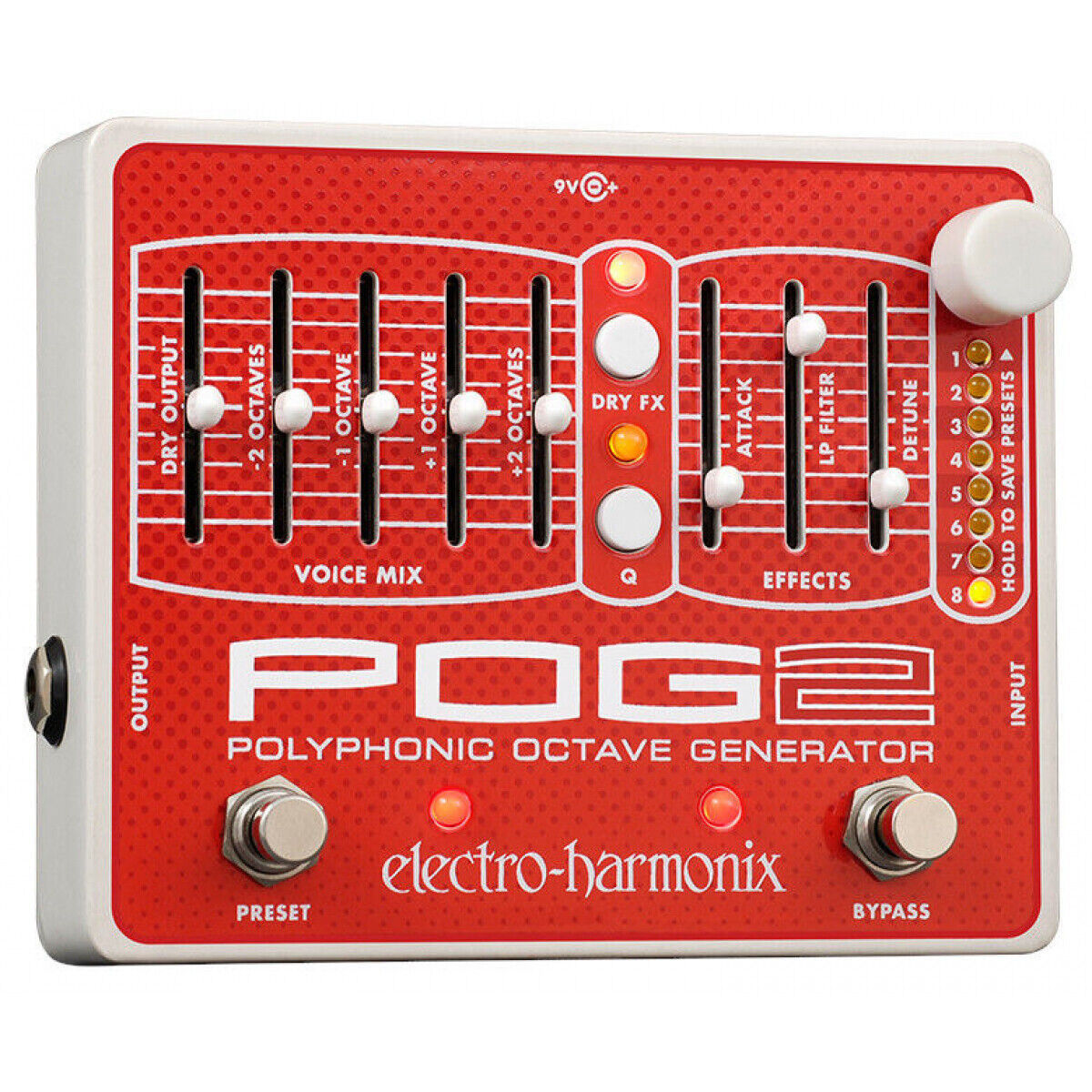 New - Electro Harmonix POG2 Polyphonic Octave Generator Pedal