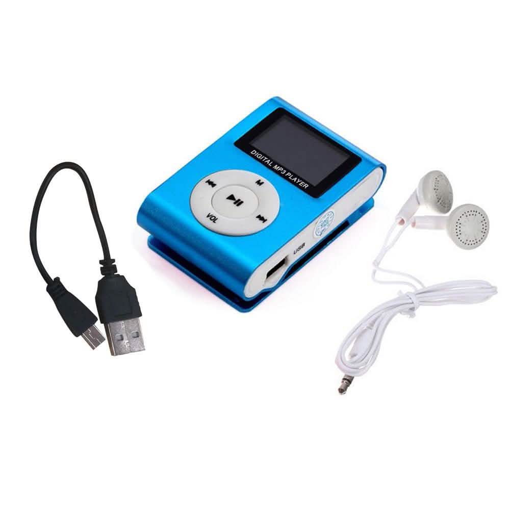 Mini Clip-On MP3 & FM Music Player with MicroSD Support