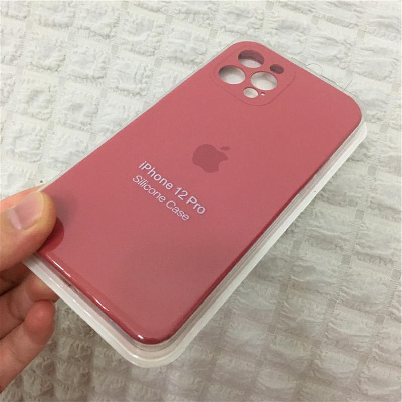 iPhone 13 Camera Protection Silicone Cases Soft Matte Back Cover Apple