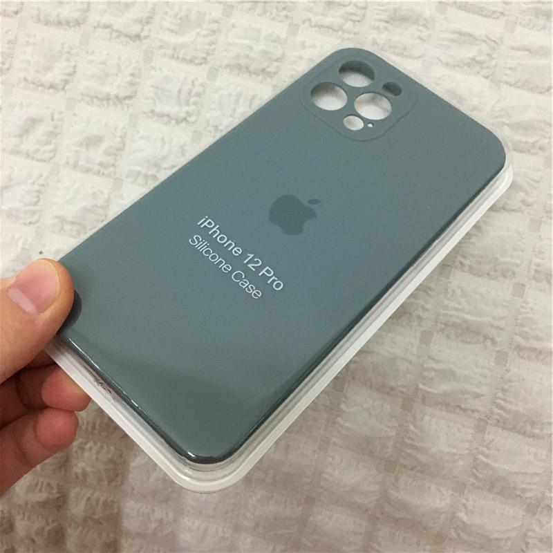 iPhone Camera Protection Silicone Cases Matte Soft TPU Back Cover Apple
