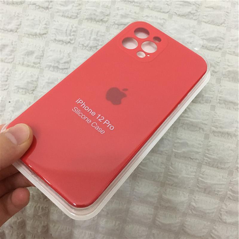 iPhone Camera Protection Silicone Cases Matte Soft TPU Back Cover Apple
