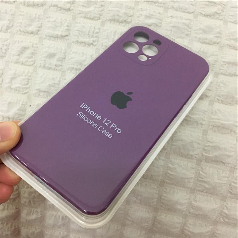 iPhone Camera Protection Silicone Cases Matte Soft TPU Back Cover Apple