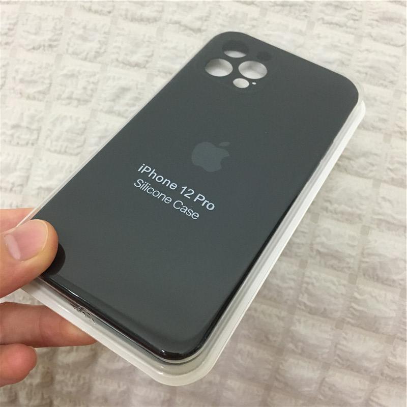 iPhone 13 Camera Protection Silicone Cases Soft Matte Back Cover Apple