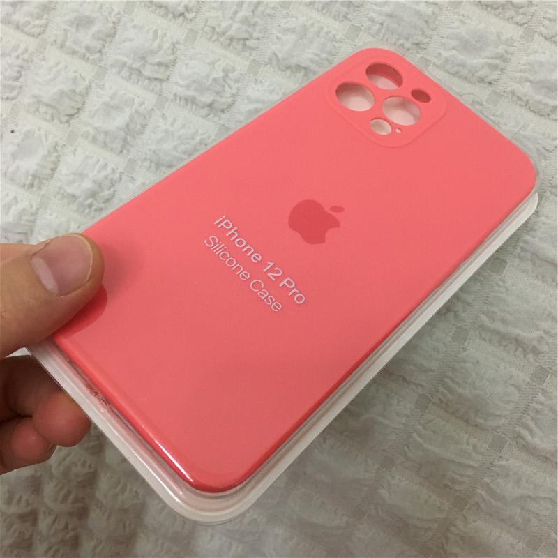 iPhone 13 Camera Protection Silicone Cases Soft Matte Back Cover Apple