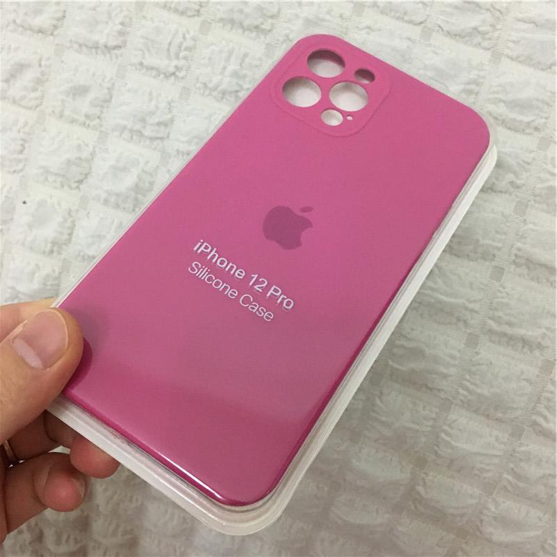 iPhone 13 Camera Protection Silicone Cases Soft Matte Back Cover Apple