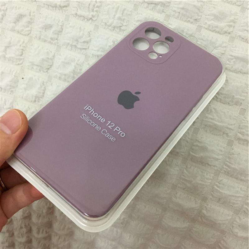 iPhone 13 Camera Protection Silicone Cases Soft Matte Back Cover Apple