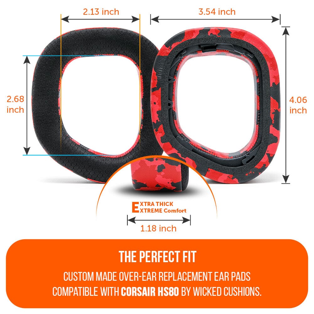 WC FreeZe Cooling Gel Corsair HS80 Earpads