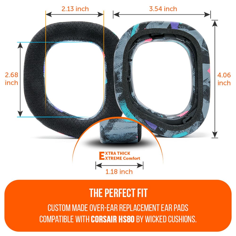 WC FreeZe Cooling Gel Corsair HS80 Earpads