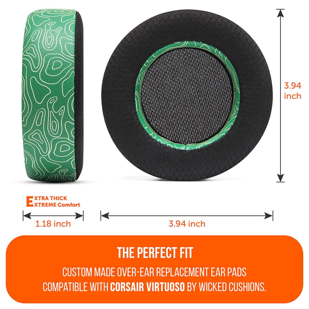 WC FreeZe Cooling Gel Earpads Corsair Virtuoso Headphones