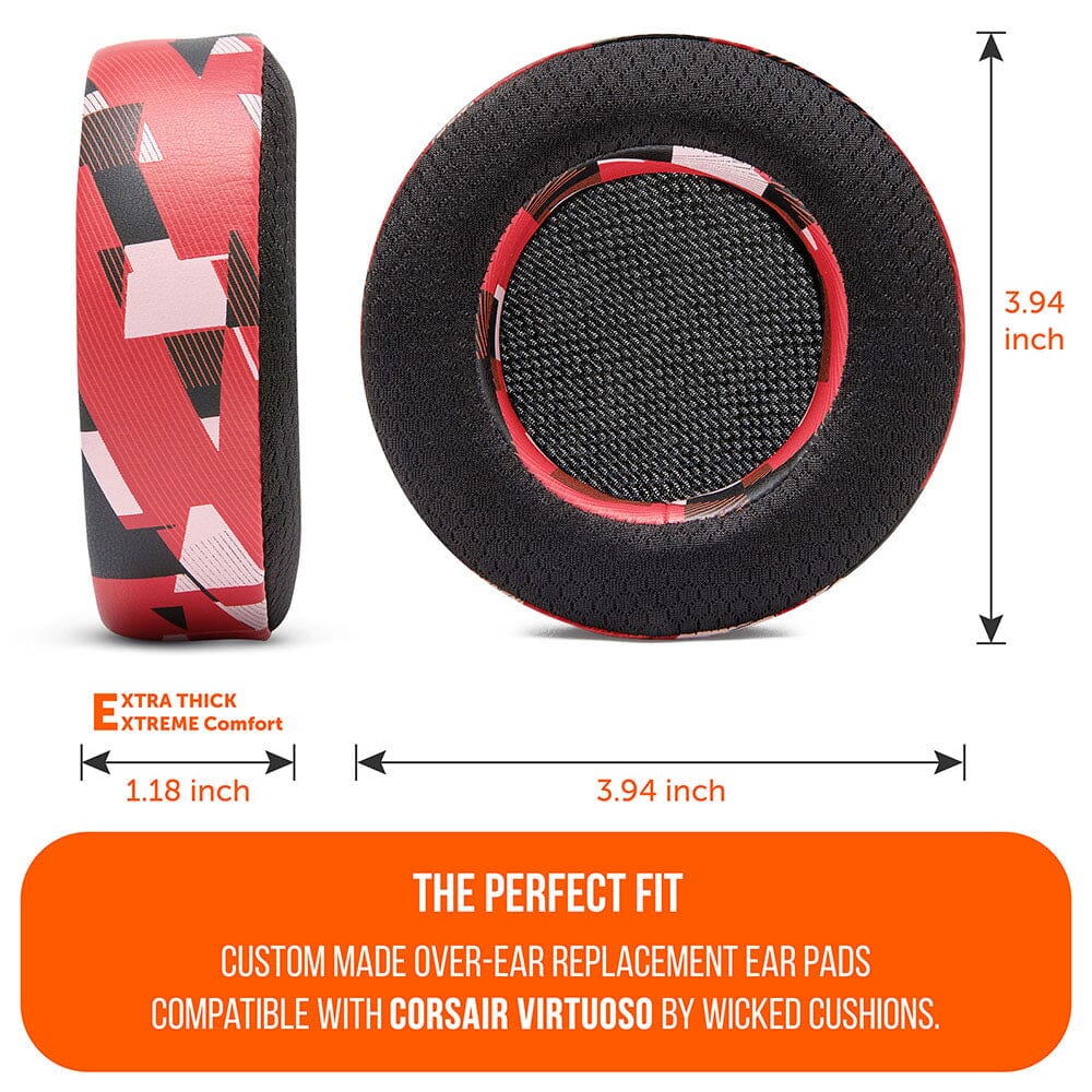 WC FreeZe Cooling Gel Earpads Corsair Virtuoso Headphones