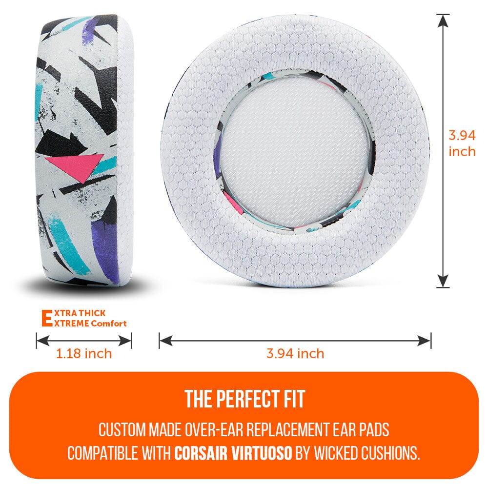 WC FreeZe Cooling Gel Earpads Corsair Virtuoso Headphones