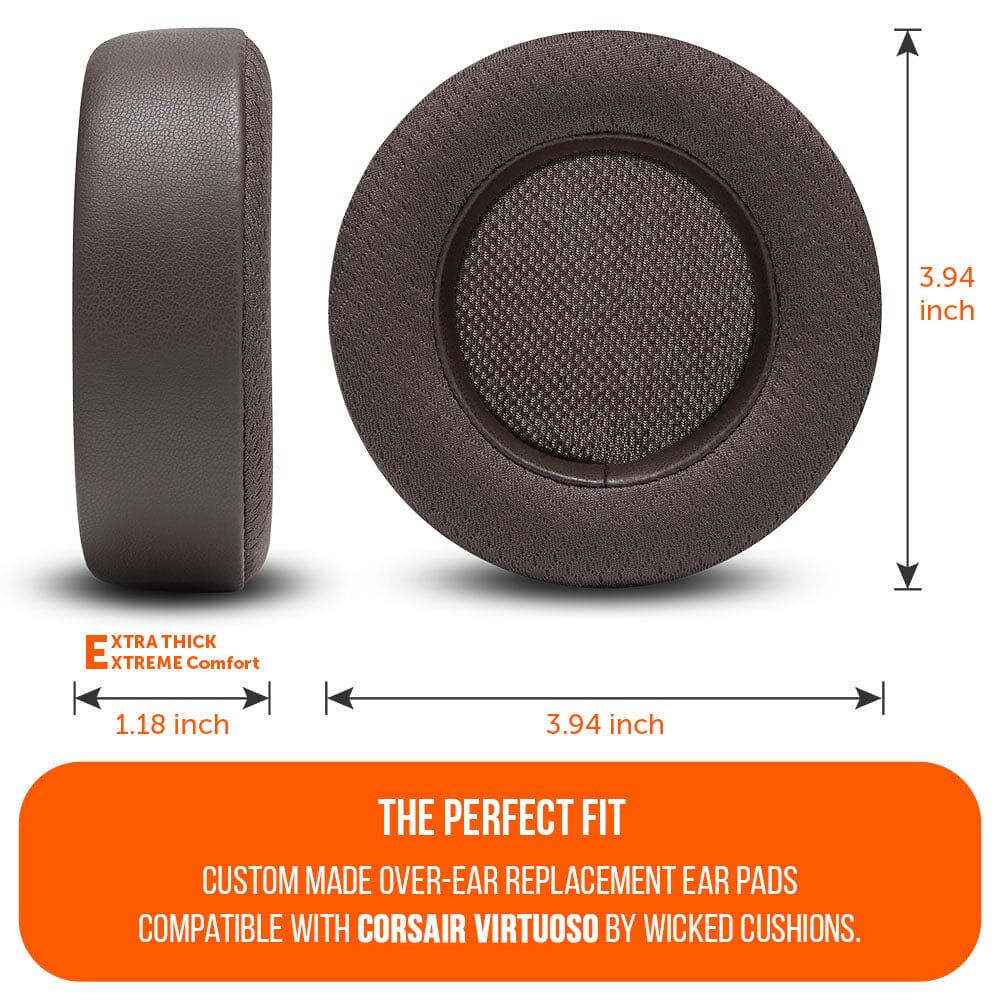 WC FreeZe Cooling Gel Earpads Corsair Virtuoso Headphones