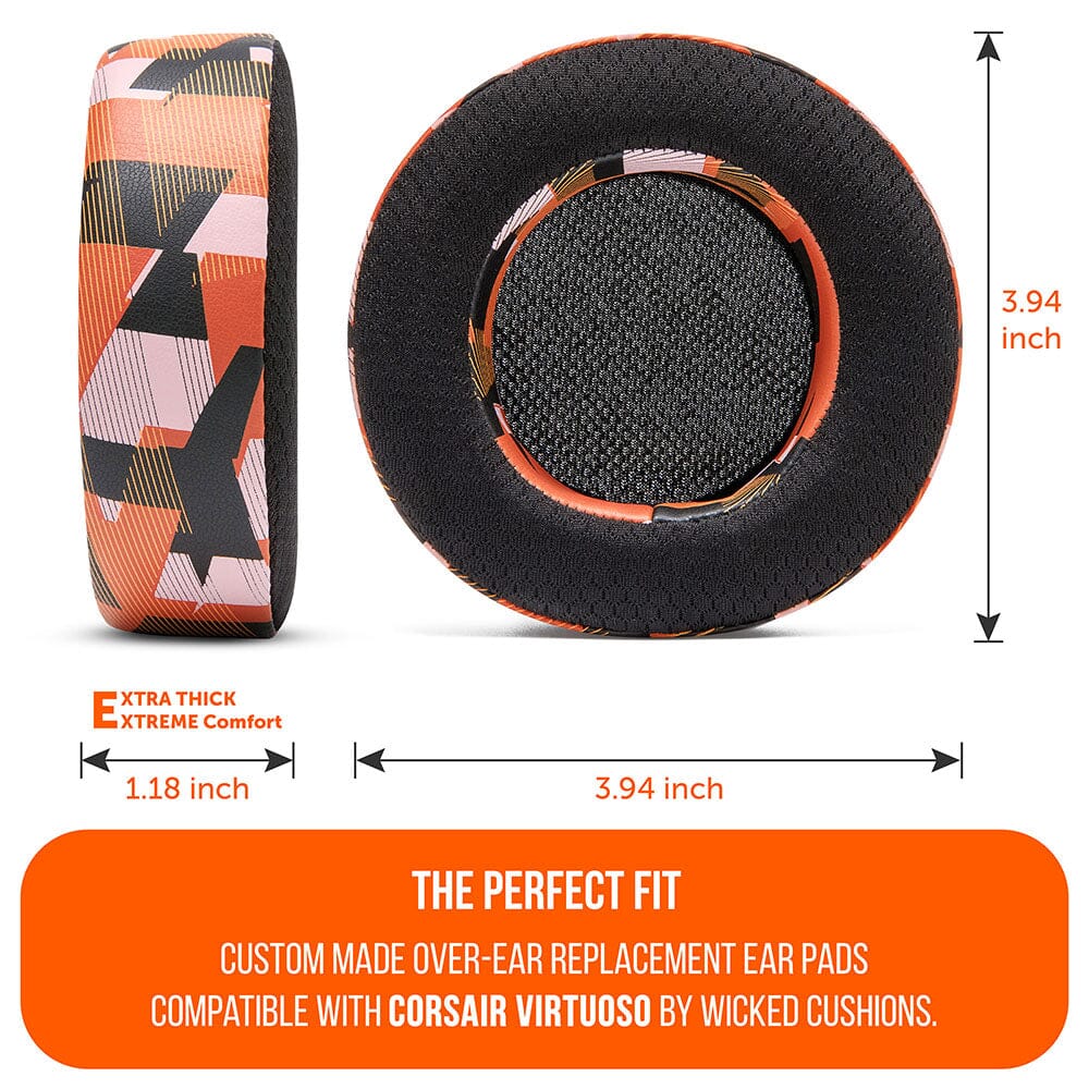 WC FreeZe Cooling Gel Earpads Corsair Virtuoso Headphones