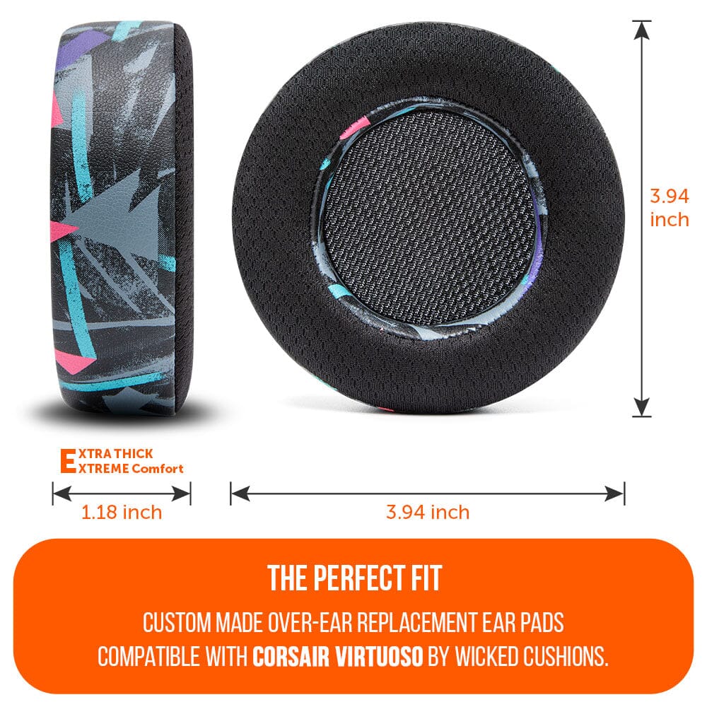 WC FreeZe Cooling Gel Earpads Corsair Virtuoso Headphones