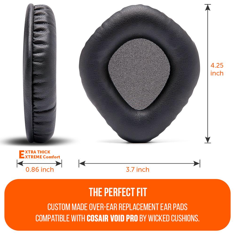 Corsair Void Pro Replacement Earpads Thick Memory Foam Ear Pads Wicked Cushions