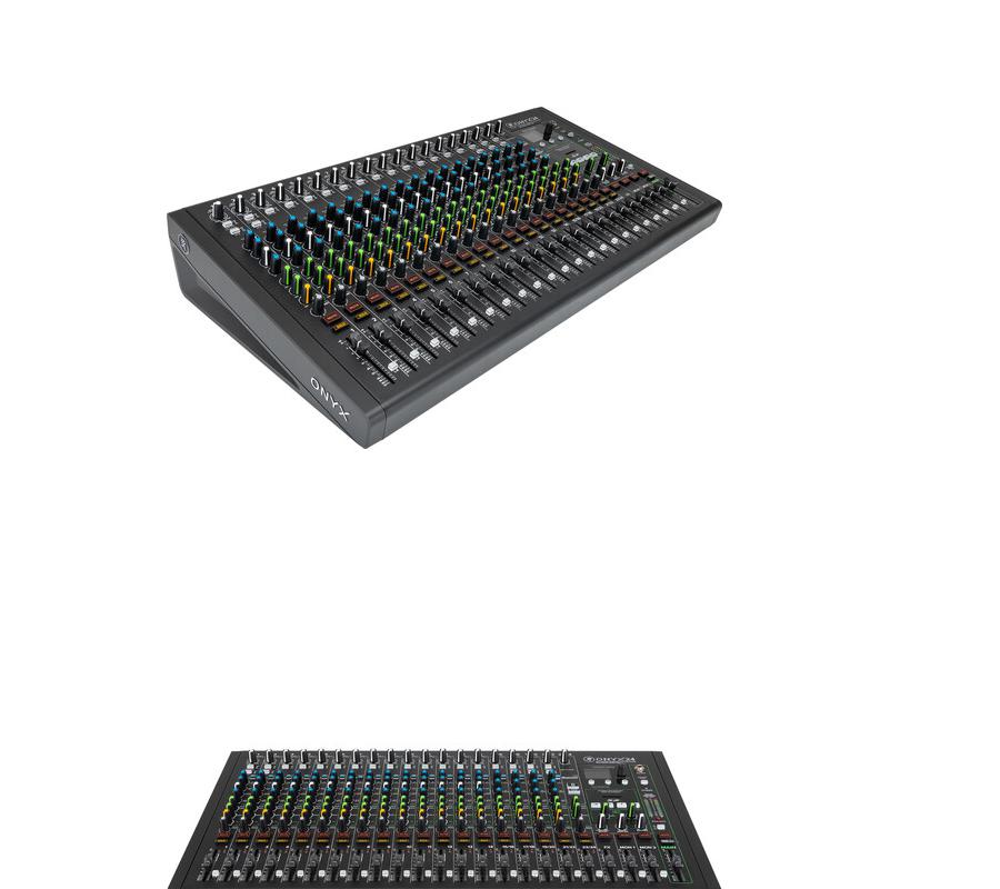 Mackie Onyx24 24-channel Analog Mixer with Multi-track USB-NEW