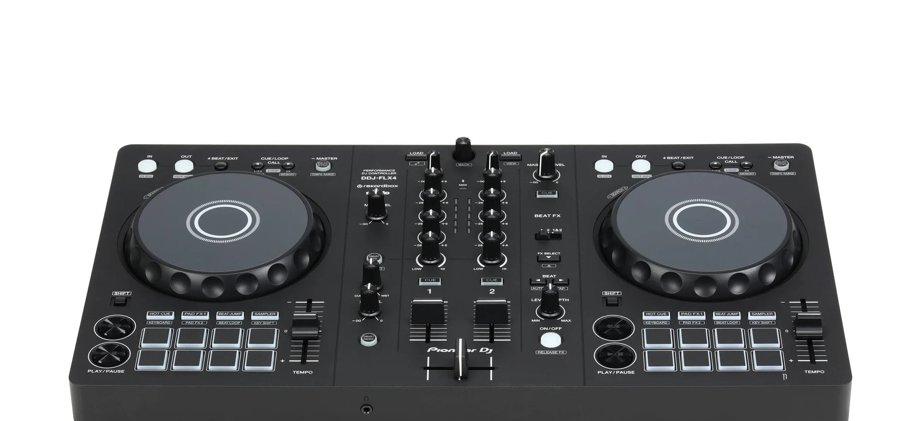 Pioneer DJ DDJ-FLX4 2-deck rekordbox and Serato DJ Controller - Graphite -NEW