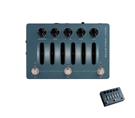 Darkglass Alpha-Omega Photon Bass Effects Pedal Blue - New