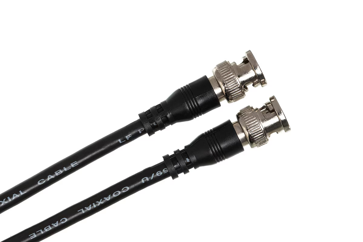 Hosa BNC-59-103 75-ohm RG-59/U BNC to BNC Coax Cable - 3 foot-NEW