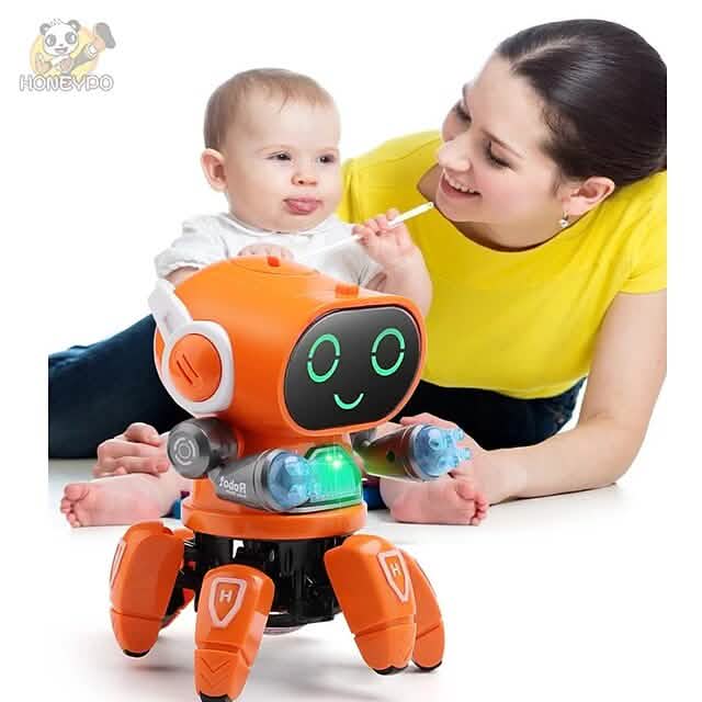 Dance Robot Electric Musical Shining Toy Pet