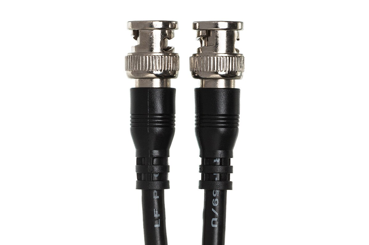 Hosa BNC-59-103 75-ohm RG-59/U BNC to BNC Coax Cable - 3 foot-NEW