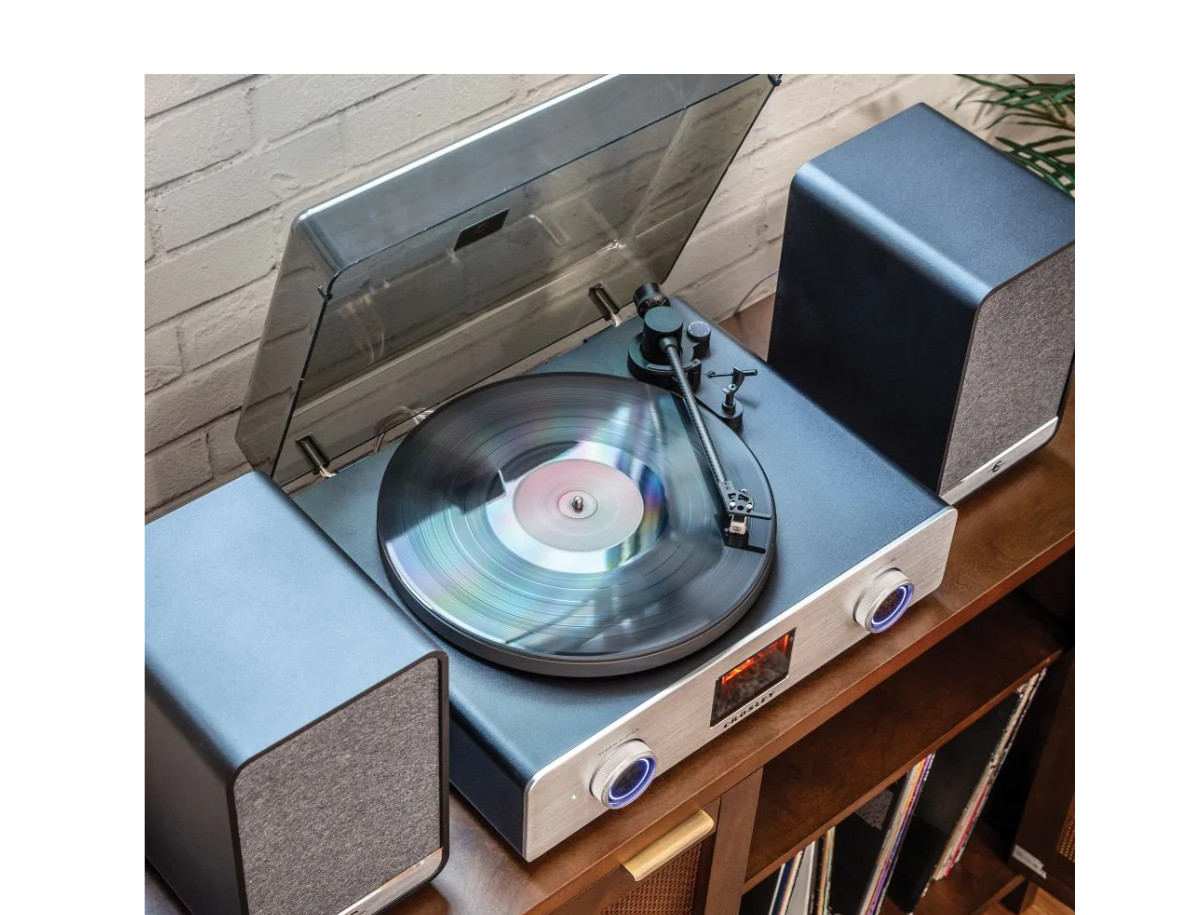 Crosley C92A-BK C92 2-Speed Bluetooth Record Player With Speakers - Black