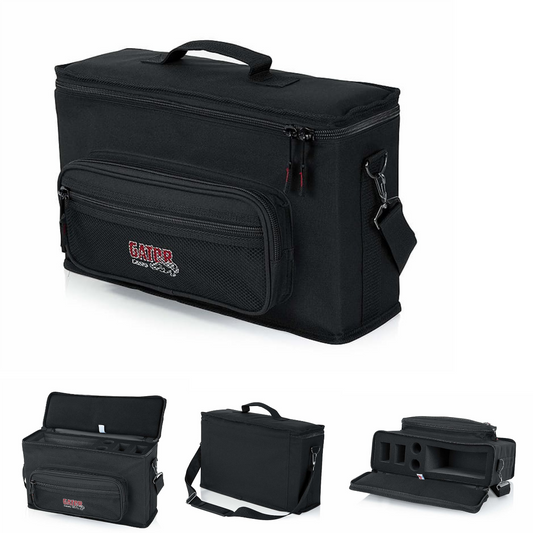 NEW Gator GM-2W Bag for 2 Wireless Microphone Systems GM2W Padded Mic Case