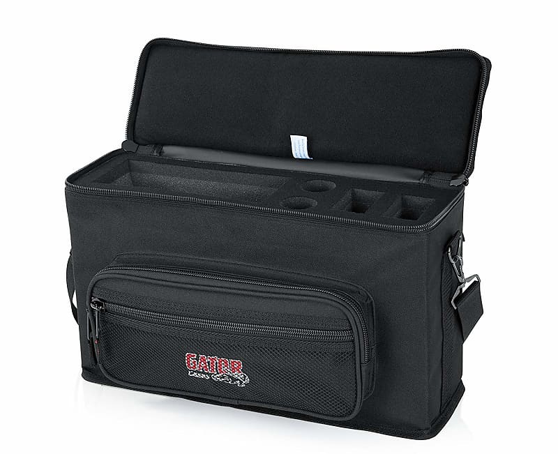 NEW Gator GM-2W Bag for 2 Wireless Microphone Systems GM2W Padded Mic Case